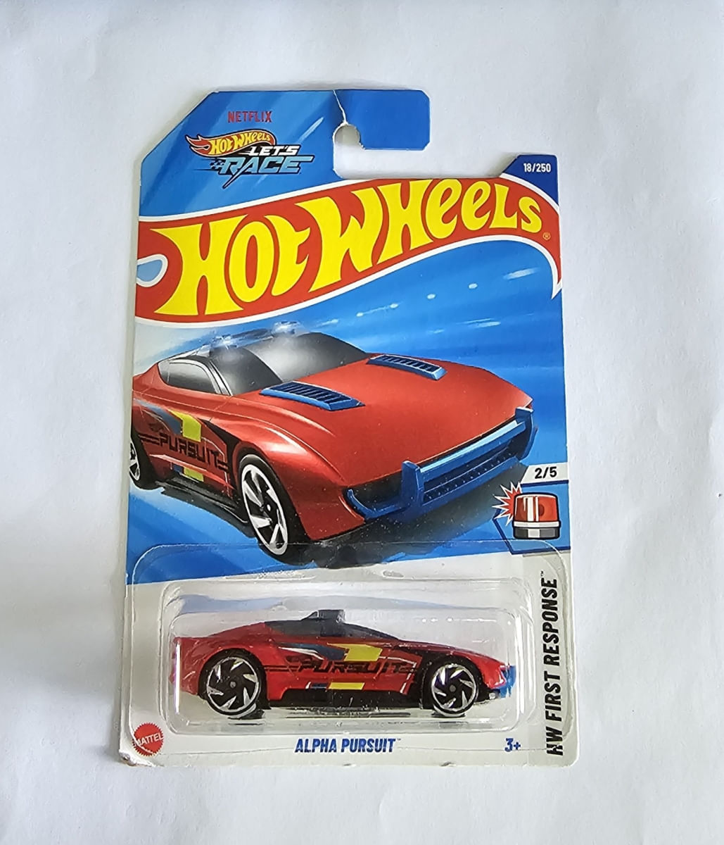 *Embalagem Danificada* Hot Wheels First Response - Alpha Pursuit