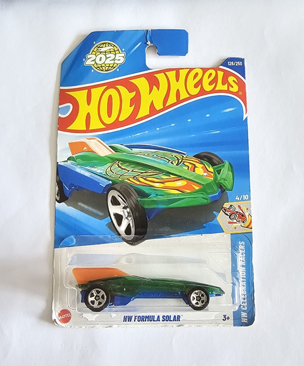 *Embalagem Danificada* Hot Wheels Celebration Racers - HW Formula Solar