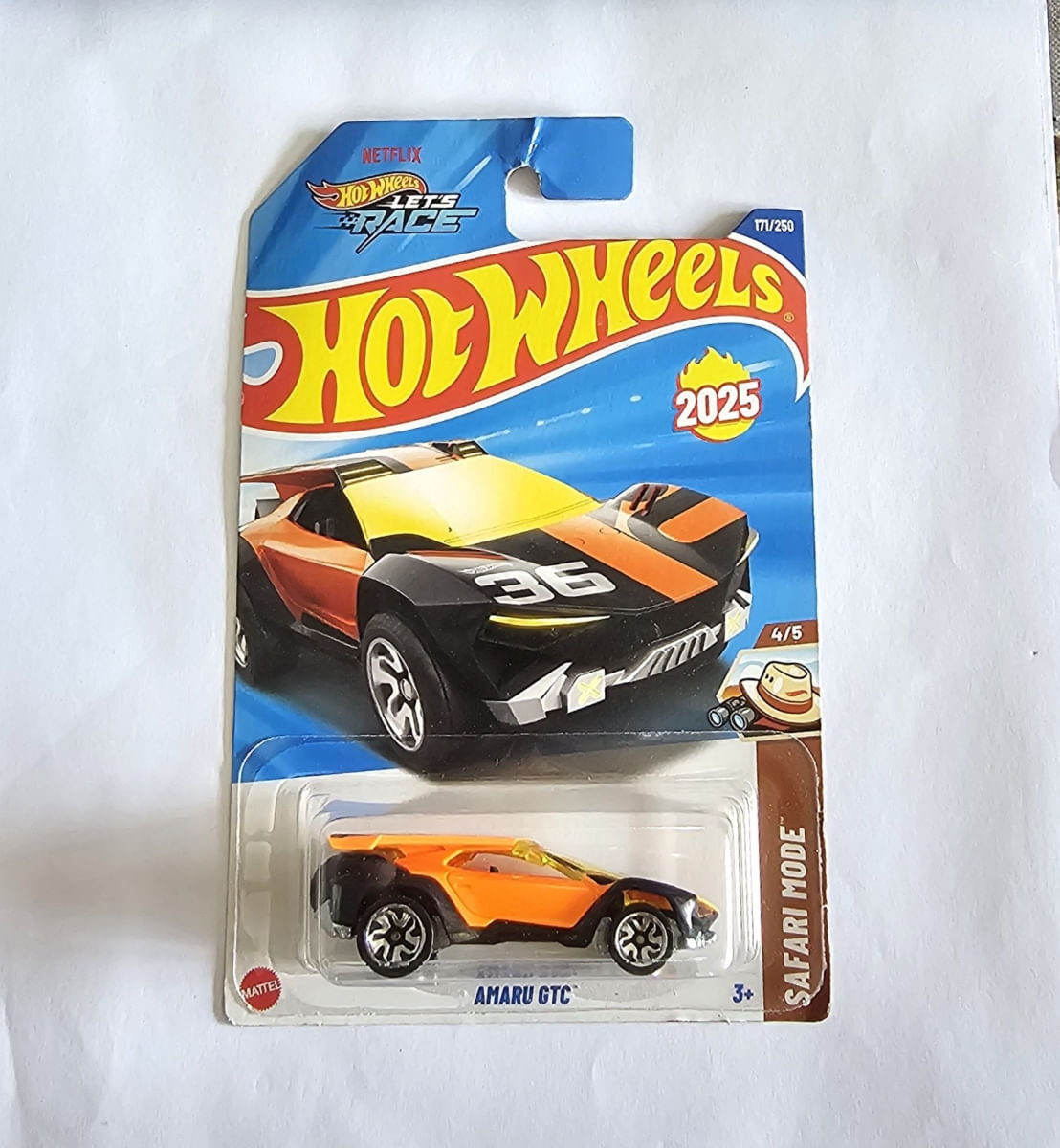 *Embalagem Danificada* Hot Wheels Safari Mode - Amaru GTC
