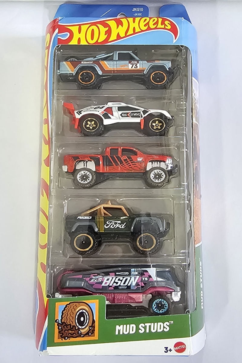 Hot Wheels Pack de 5 - Mud Studs