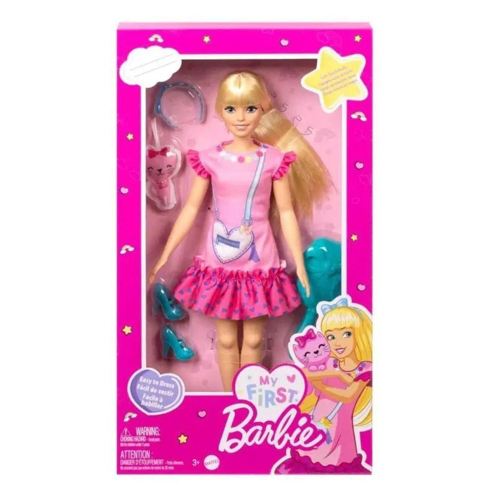 Boneca Barbie Minha Primeira com Articulações Flexíveis Branco Mattel
