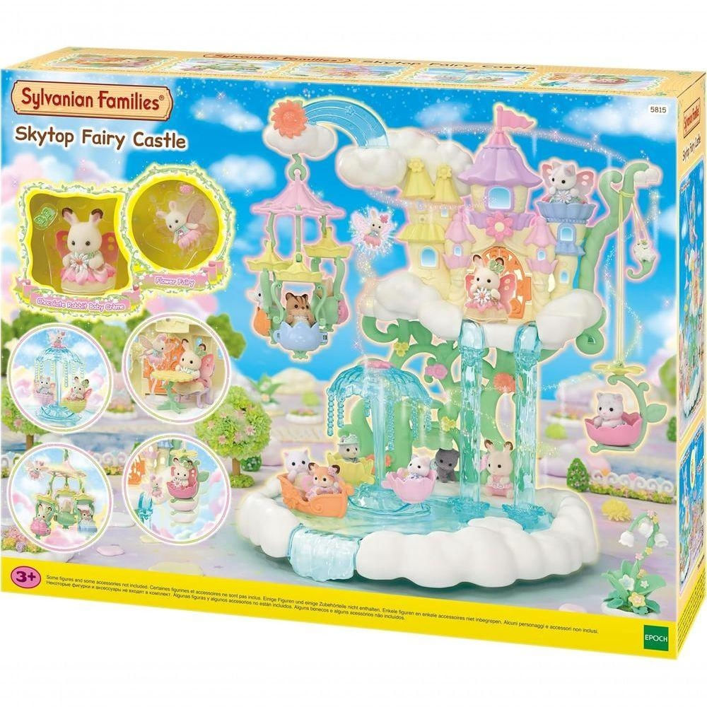 Brinquedo Castelo Flutuante das Fadas 5815 com Plataformas Móveis Branco Epoch