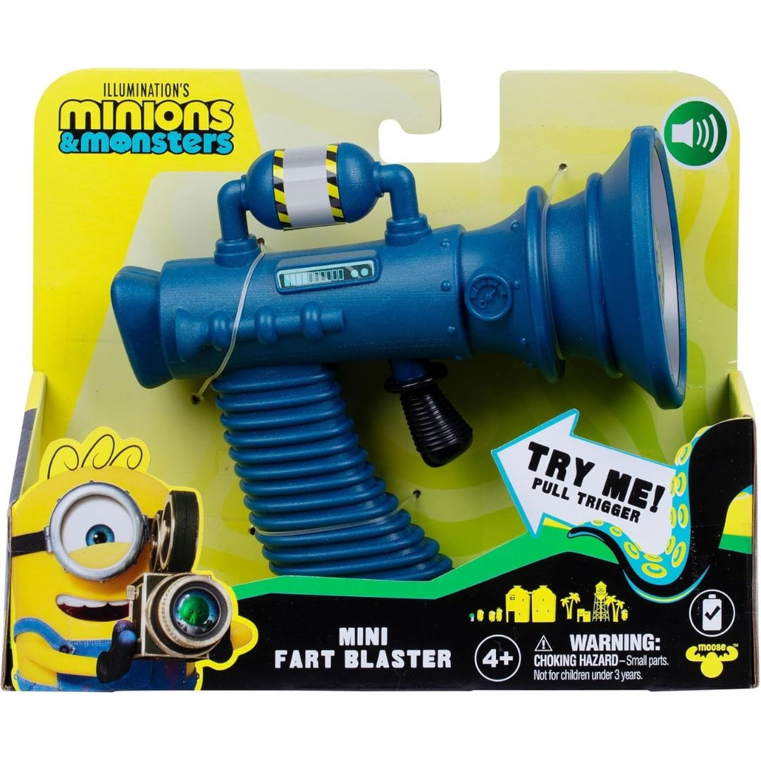 Mini Lançador de Pum Sonoro Minions e Monsters Sunny 5363