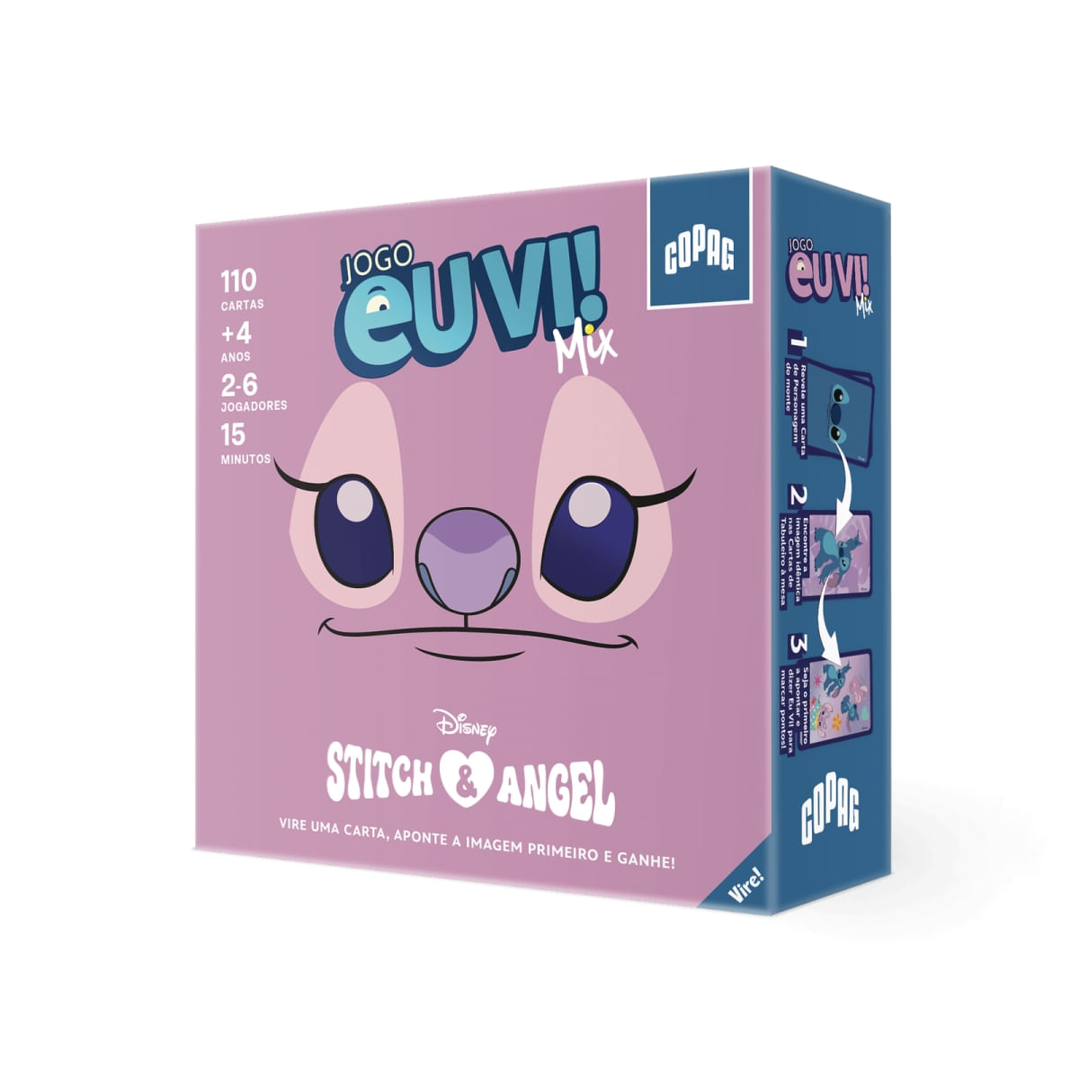Jogo Eu Vi! - Stitch & Angel - Copag