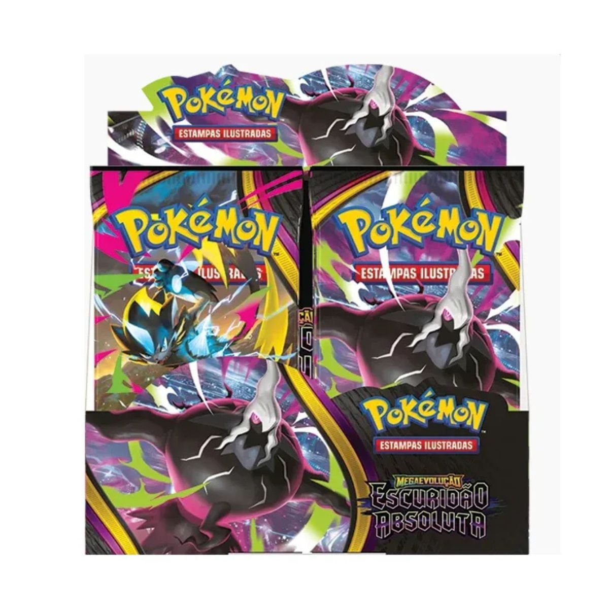 Pokémon Caixa Booster 36un Megaevolução Escuridão Absoluta