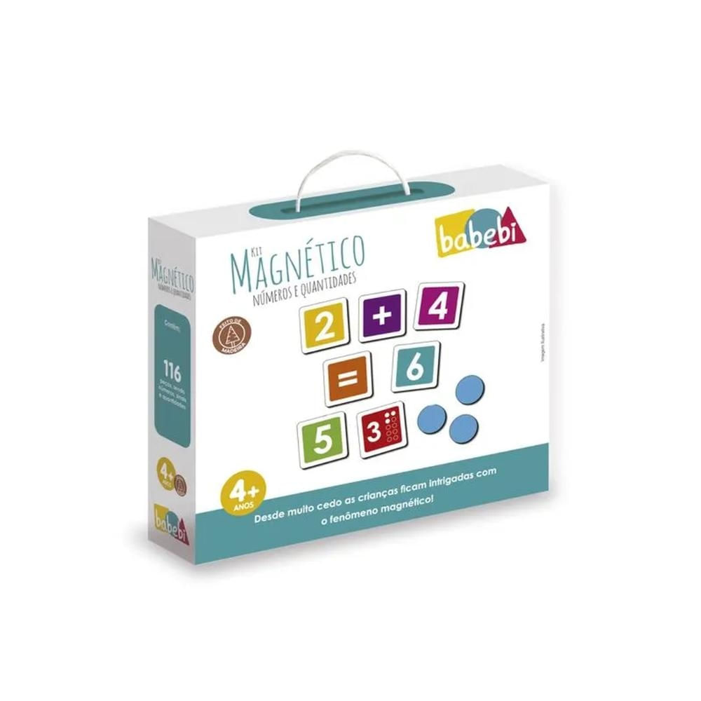 Kit Magnético Números E Quantidades Babebi - 6092