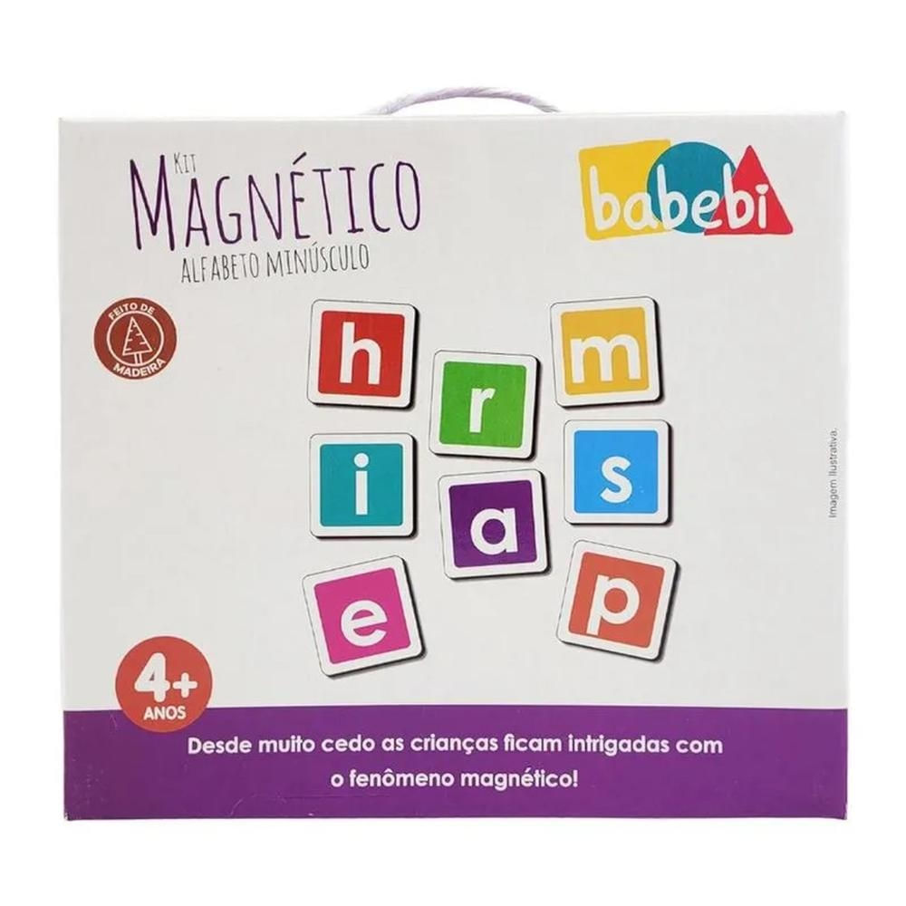 Kit Magnético Alfabeto Minúsculo Babebi - 6090