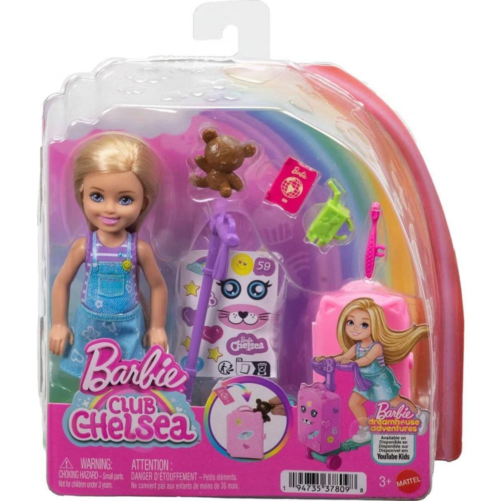 Boneca Barbie Chelsea Aventuras Ilimitadas Mattel - JMJ46