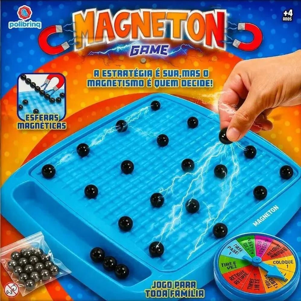 Jogo De Mesa Magnético Magneton Polibrinq - PB537