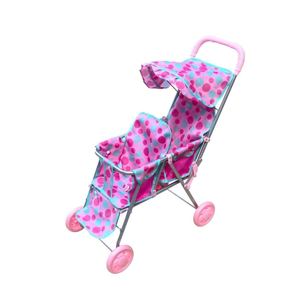 Brinquedo Carro Para Boneca Gêmeos Passeio Dm Toys - DMT6503