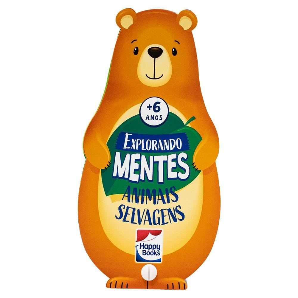 LIVRO EXPLORANDO MENTES: ANIMAIS SELVAGENS - HAPPY BOOKS
