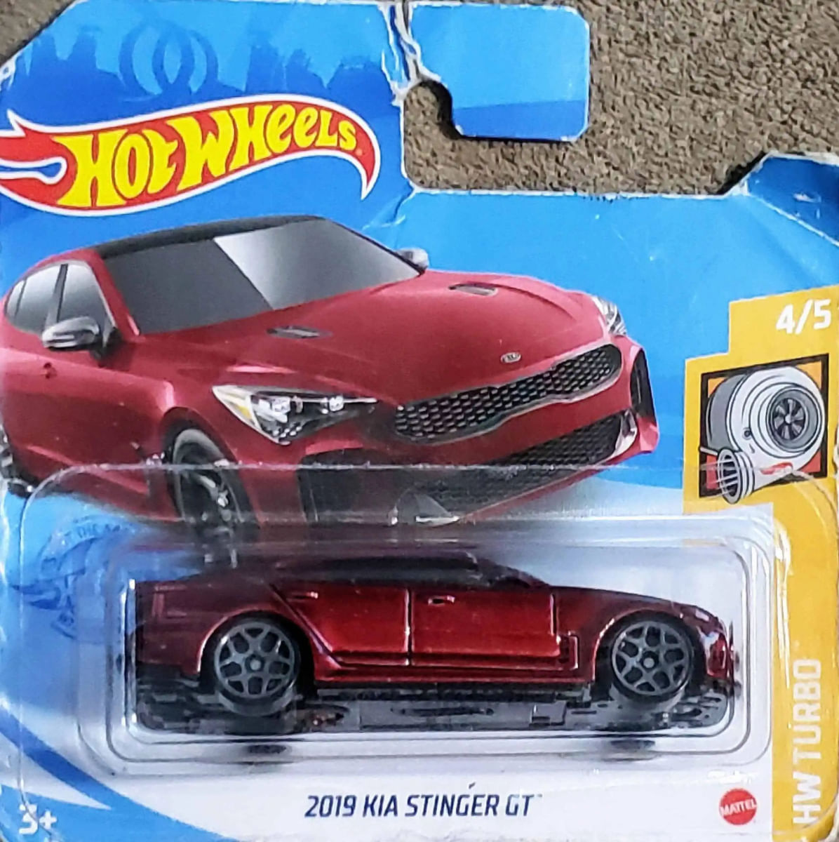 *Embalagem danificada* Hot Wheels Turbo - 2019 Kia Stinger GT