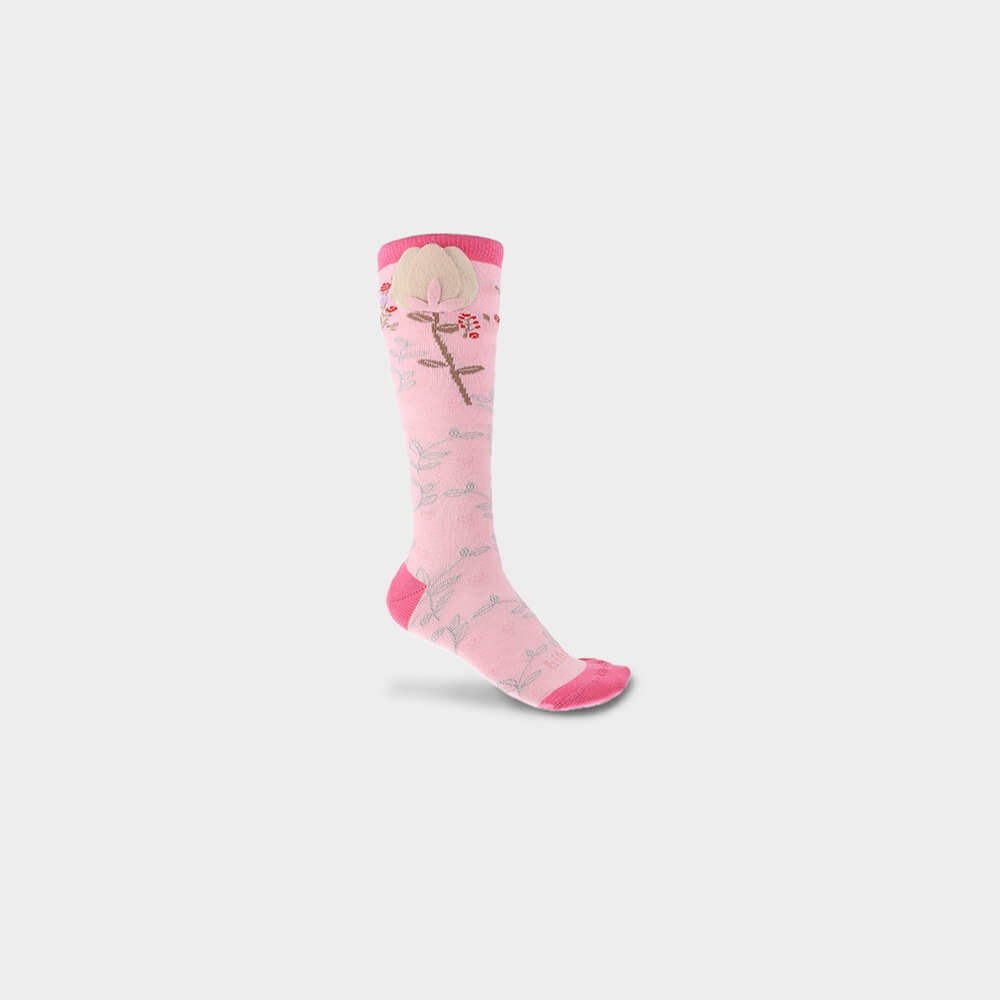 Meia Infantil Bibi Kids III Rosa de Flor