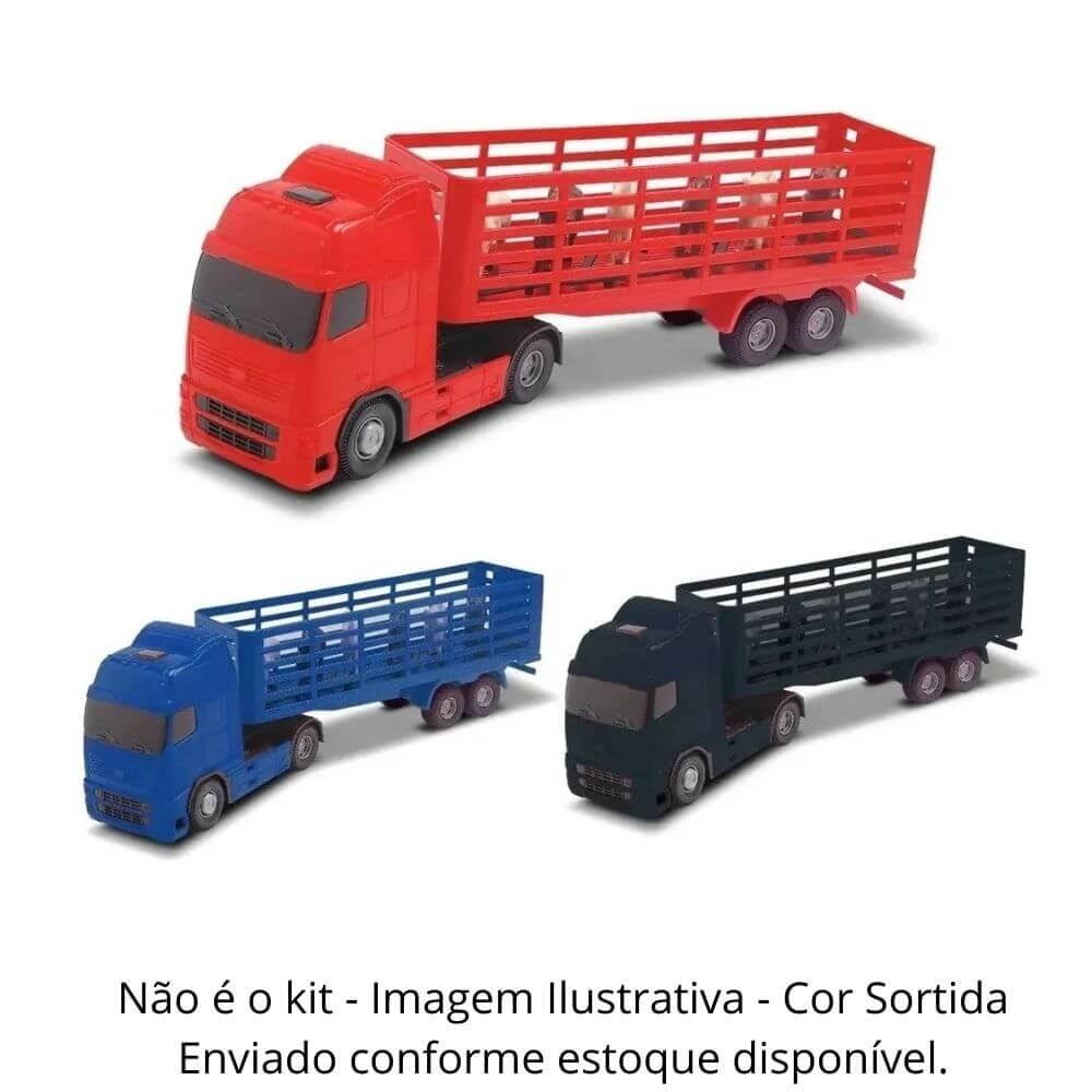 Caminhão Voyager Boiadeiro 39cm - Cor Sortida - Roma Brinquedos