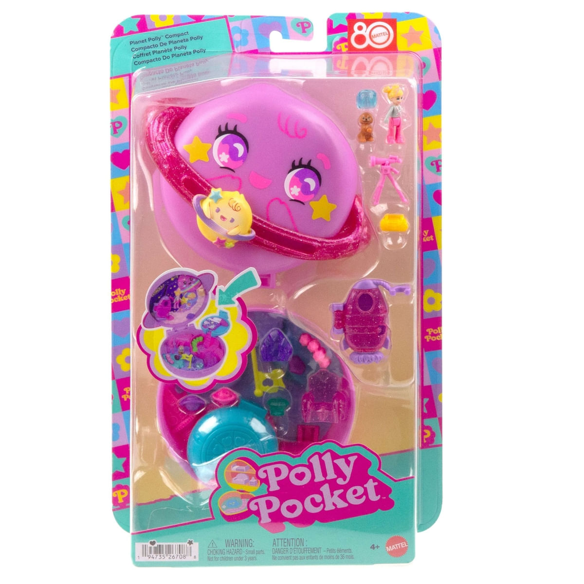 Polly Pocket Compacto - Conjunto Planeta Polly - Mattel