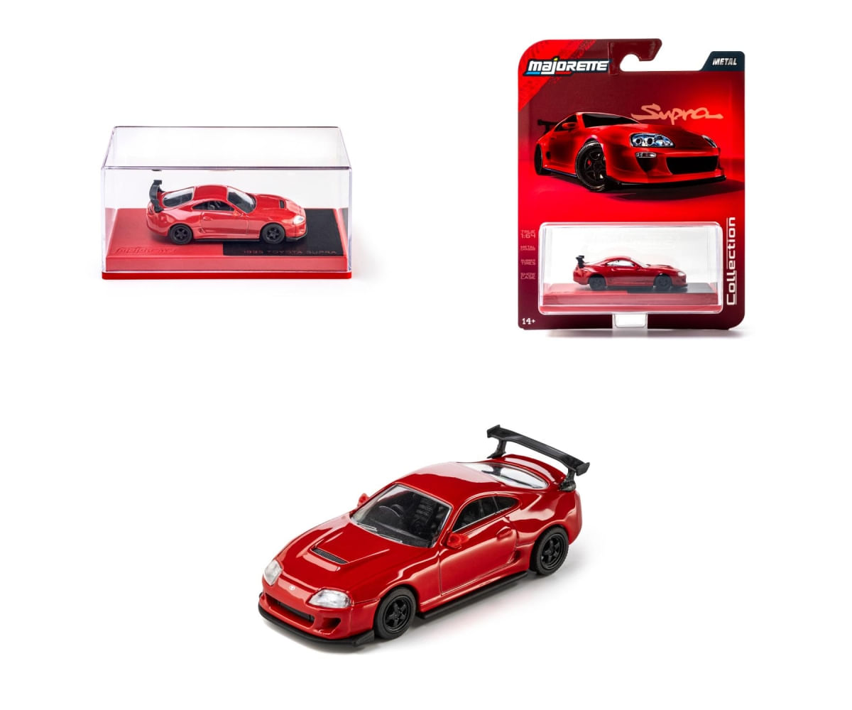 1995 Toyota Supra - Vermelho - Collection - 1/64 - Majorette