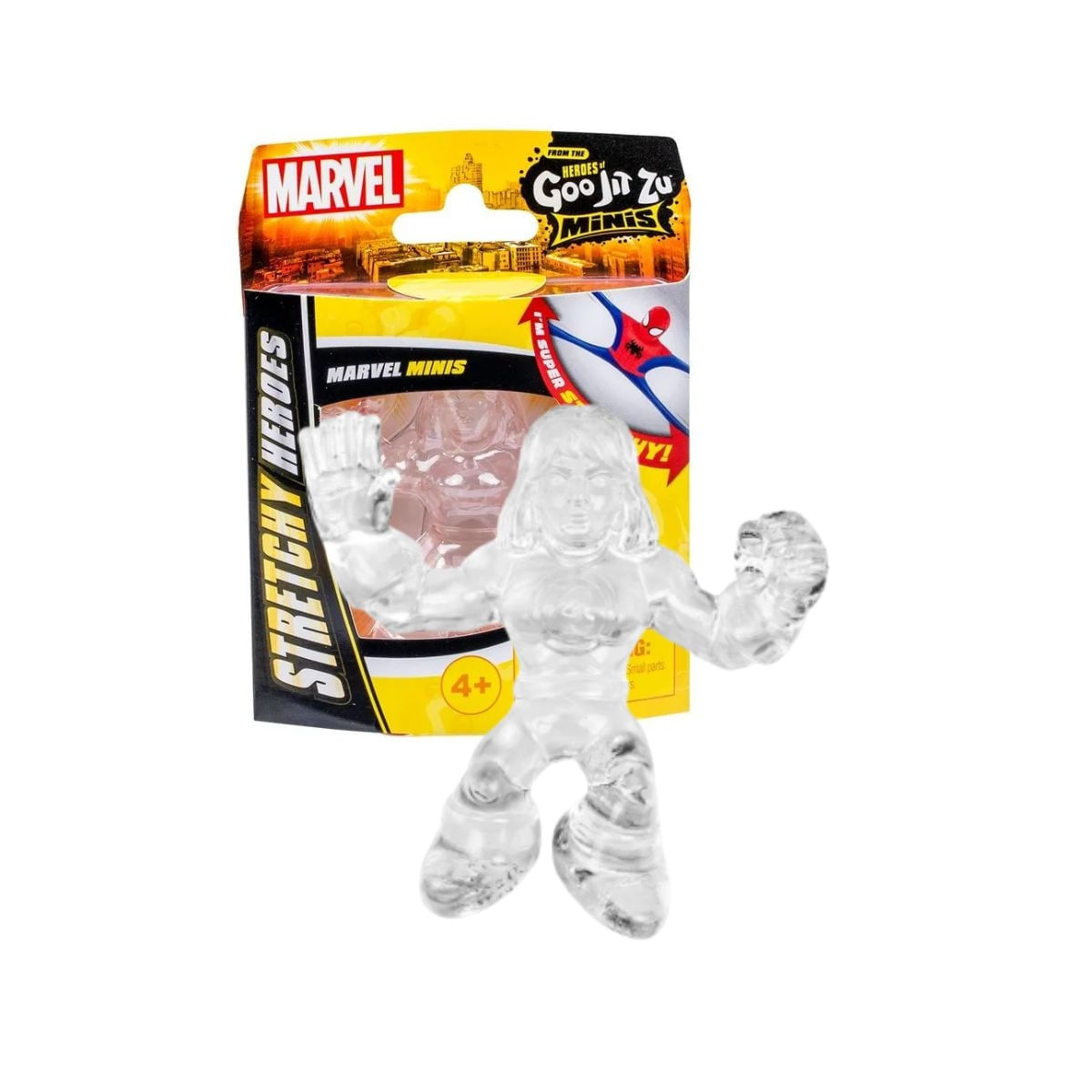 Goo jit Zu Marvel Quarteto fantástico Mini Mulher Invisível