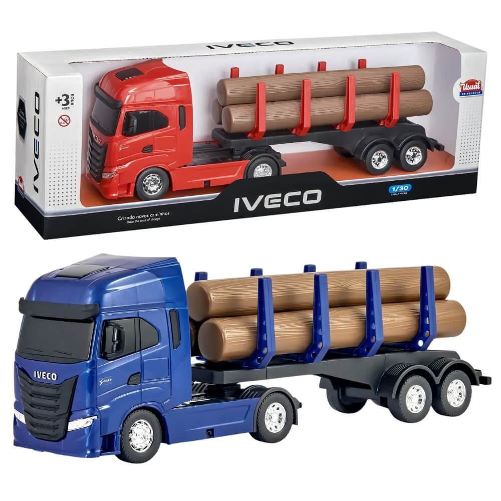 Caminhão Iveco S-Way Toco Tora - Cor Sortida - Usual Brinquedos