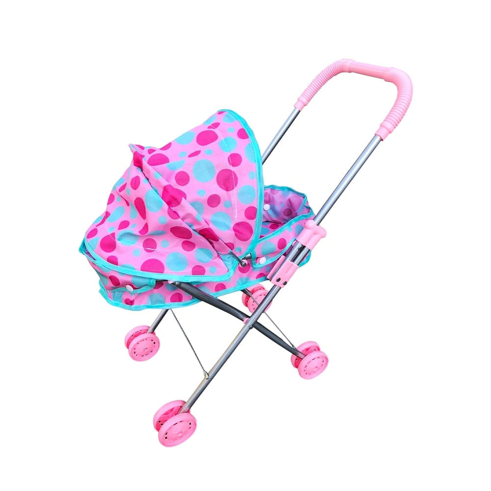 CARRO PARA BONECA PASSEIO DIVERTIDO BERÇO - DM BRASIL