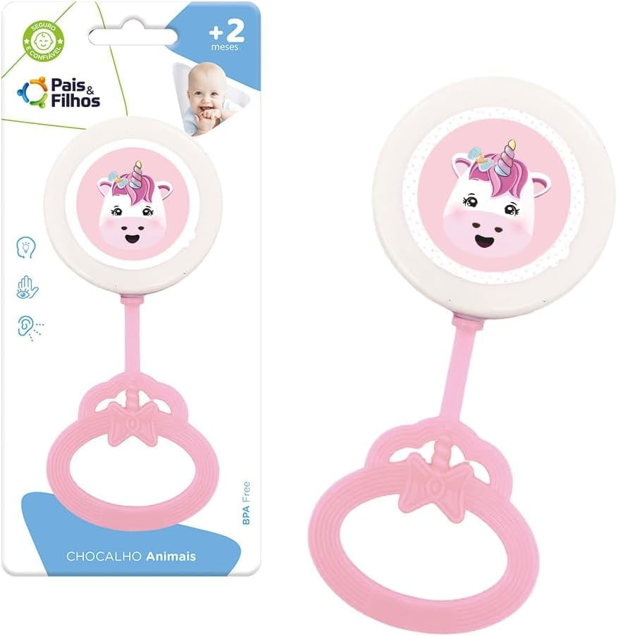 CHOCALHO UNICORNIO - PAIS E FILHOS