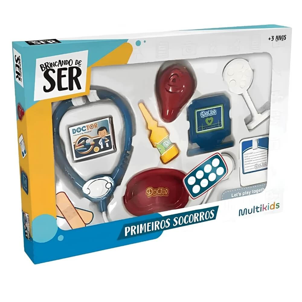 Brincando de Ser Medico Primeiros Socorros - Multikids
