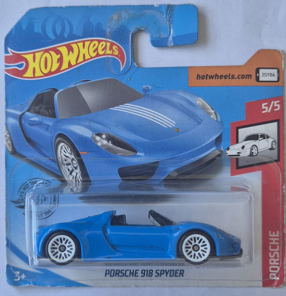 *Embalagem Danificada* Hot Wheels Porsche - Porsche 918 Spyder