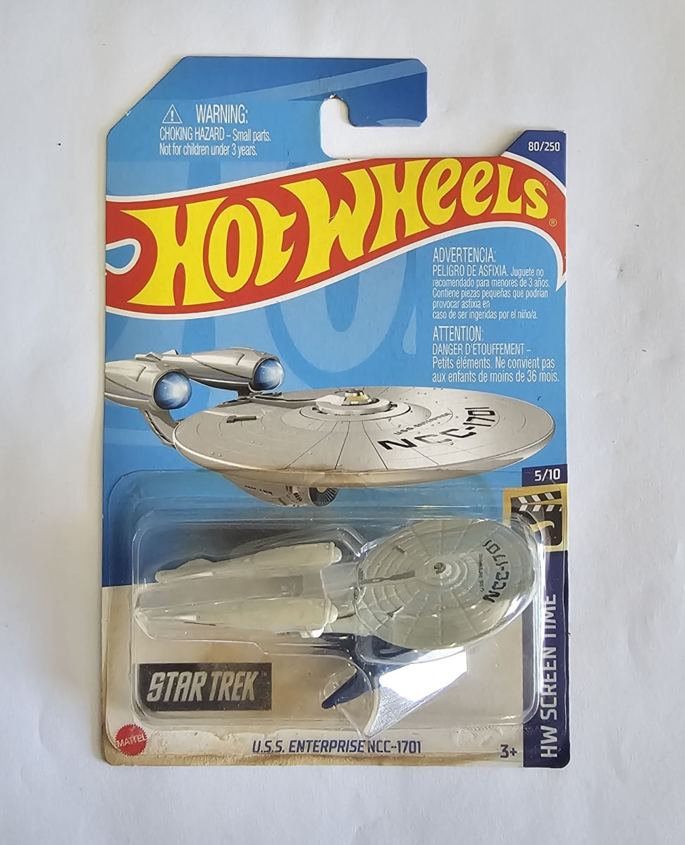 *Embalagem Danificada* Hot Wheels Screen Time - U.S.S. Enterprise NCC-1701