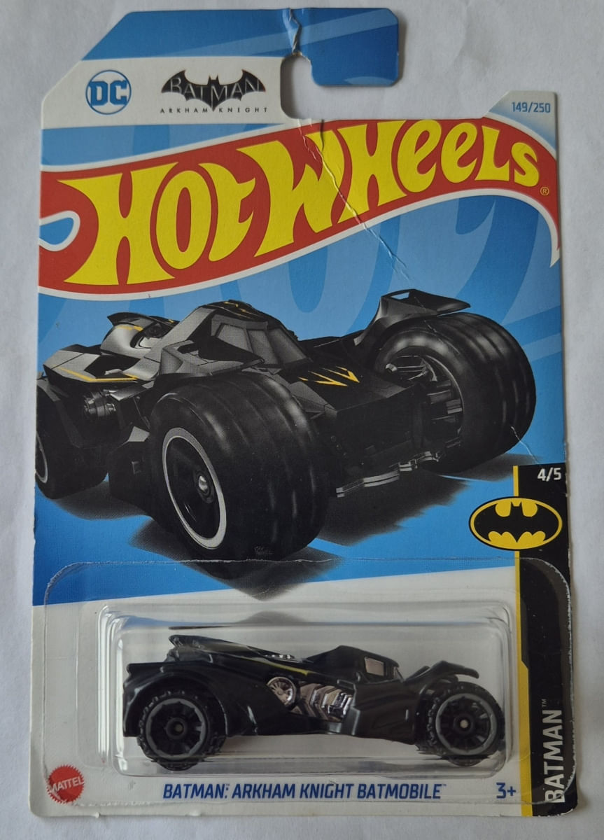 *Embalagem Danificada* Hot Wheels Batman - Batman: Arkham Knight Batmobile