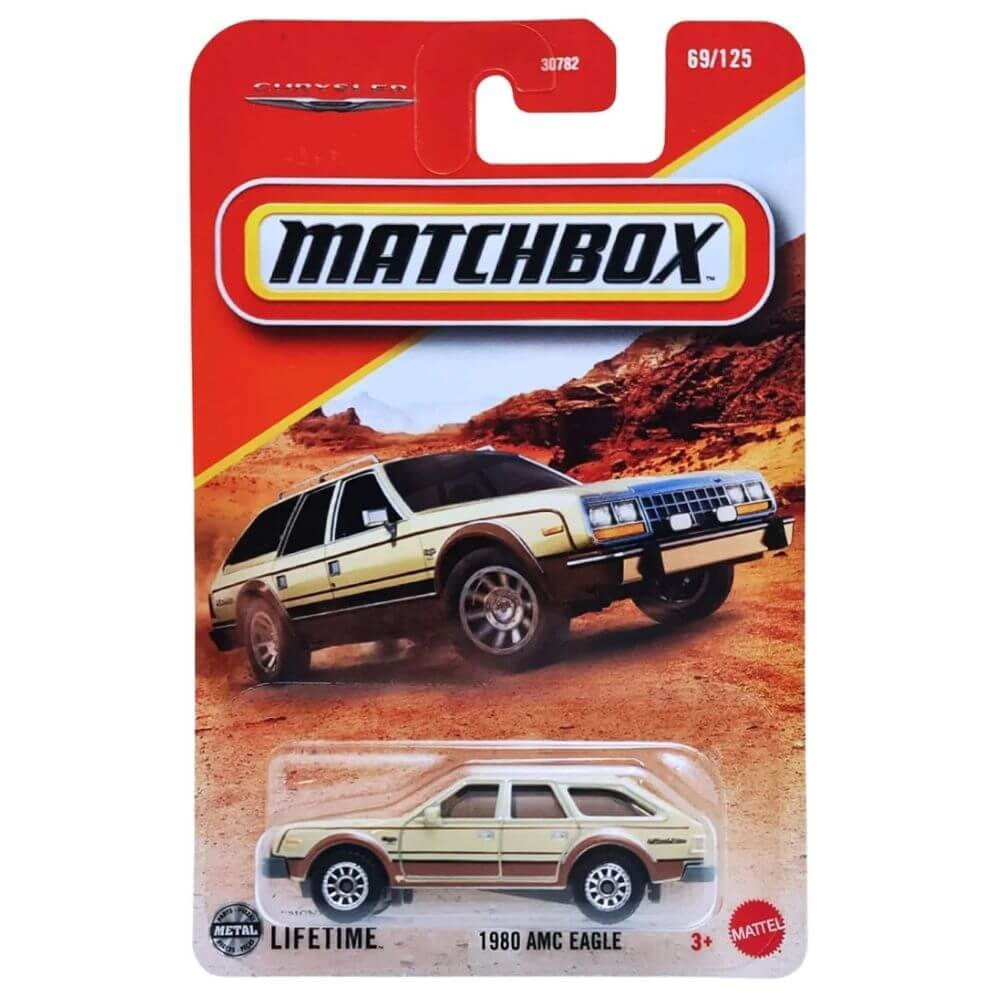 Carrinho Miniatura Matchbox 1:64 - Chrysler 1980 AMC Eagle - Mattel JBP35