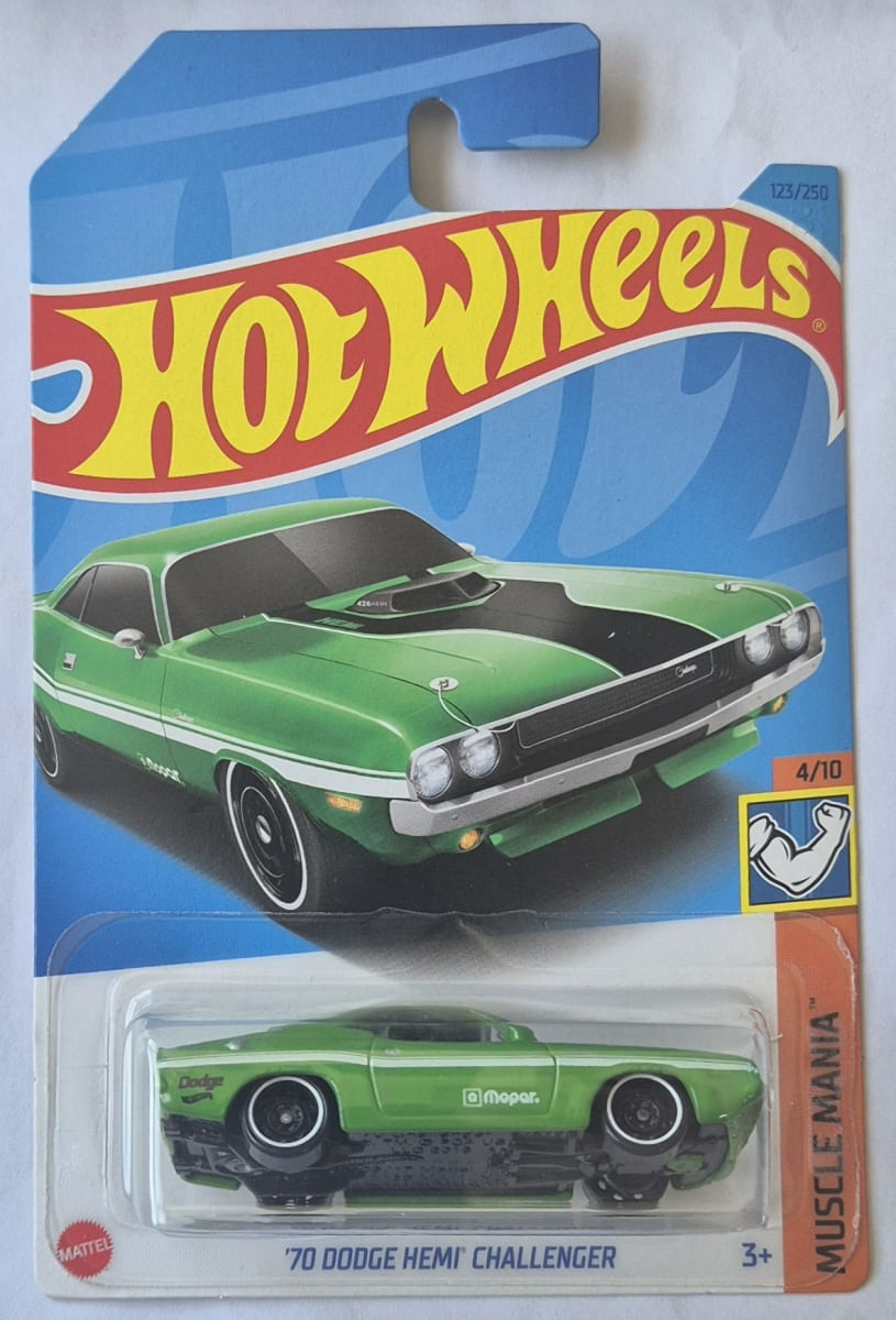 *Embalagem Danificada* Hot Wheels Muscle Mania - ? Dodge Hemi Challenger