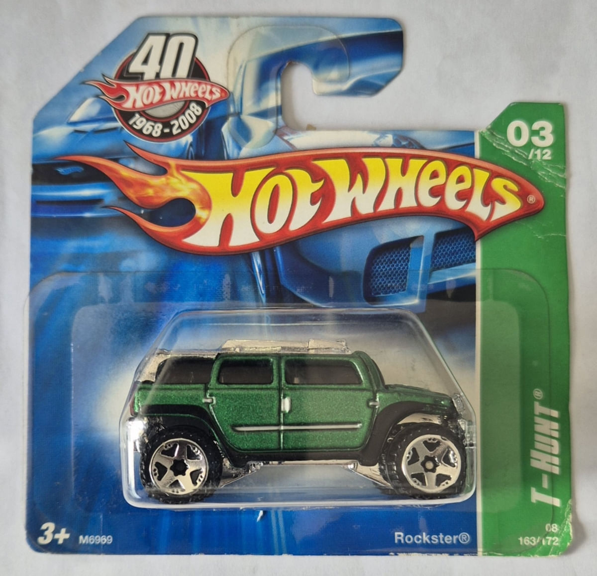 *Embalagem Danificada* *T-HUNT* Hot Wheels Treasure Hunts - Rockster