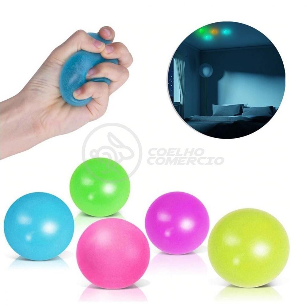 Fidget Toy Bolinha Globble Anti Fluorecente