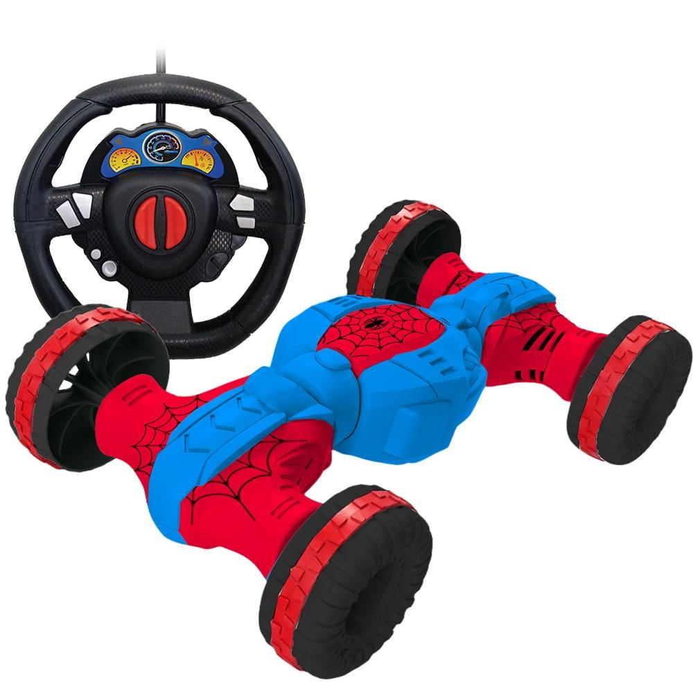 Carrinho de Controle Remoto Homem-Aranha - Acrobata