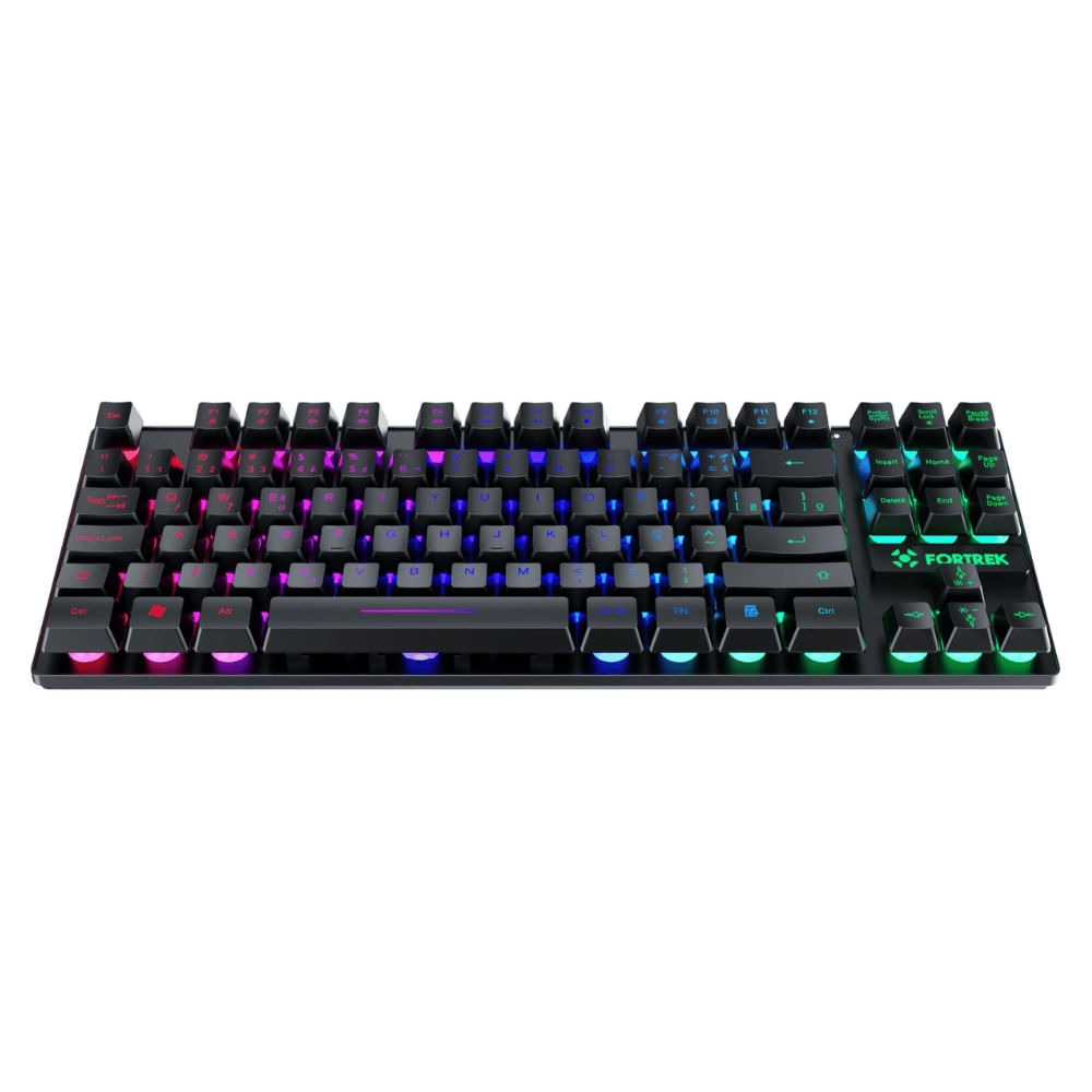 Teclado Gamer Fearless 80 Rainbow Backlight ABNT2 Membrana