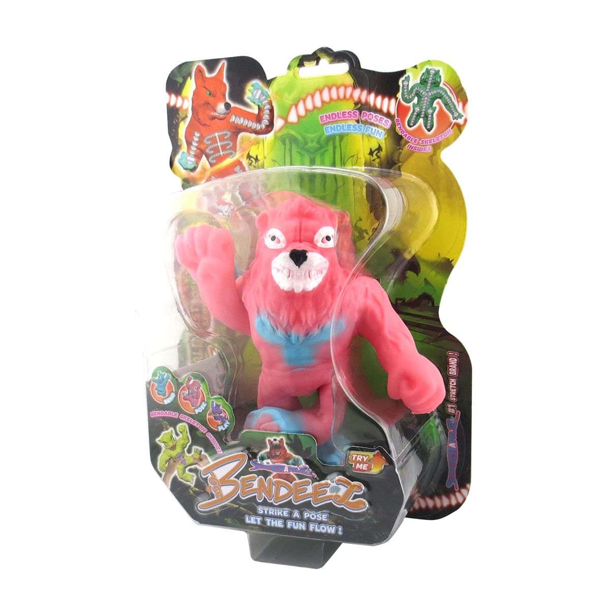 Boneco Elástico Pinkfang de 12cm - Stretchapalz Bendeel