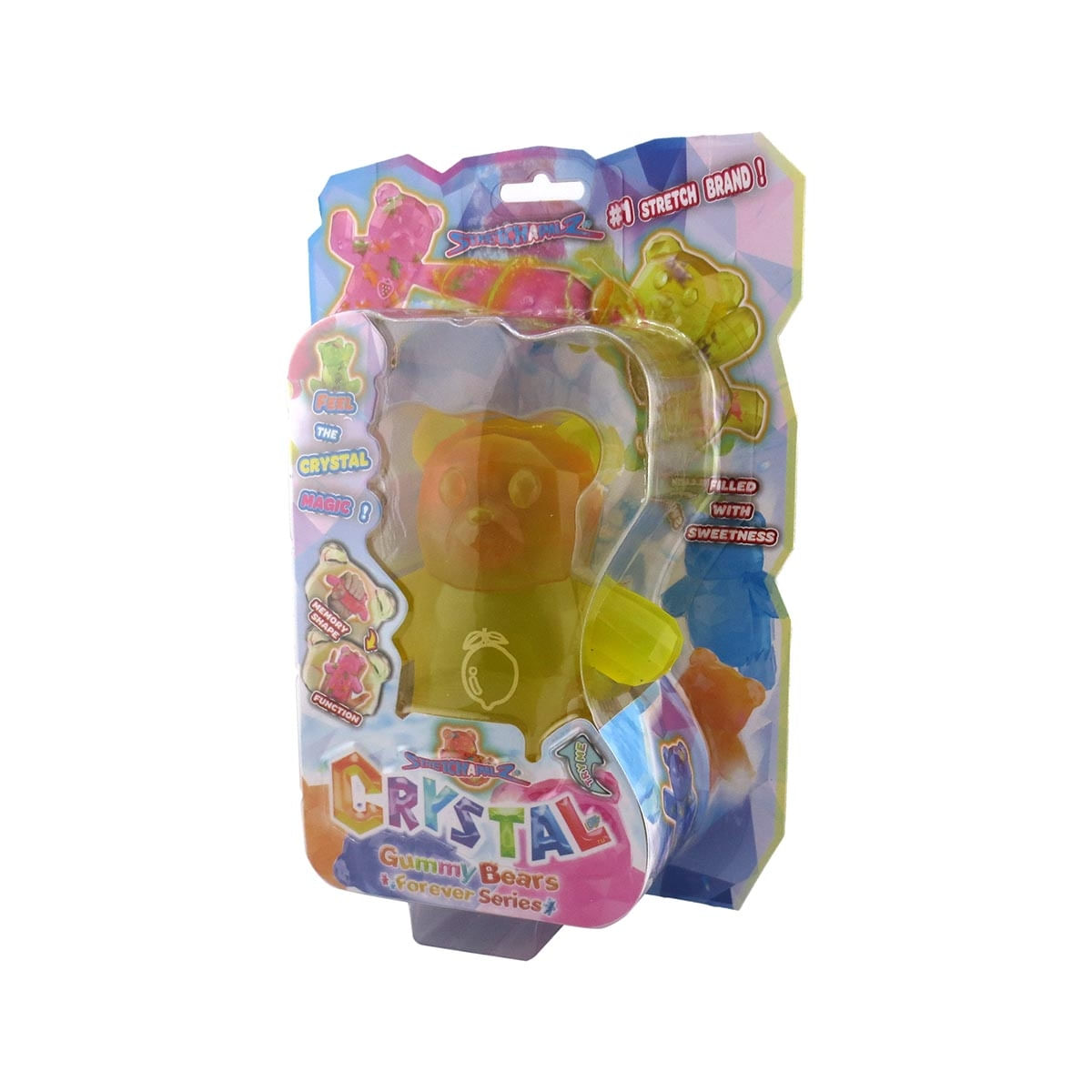 Stretchapalz Crystal - Boneco Urso Gala 12Cm Urso - Sunny
