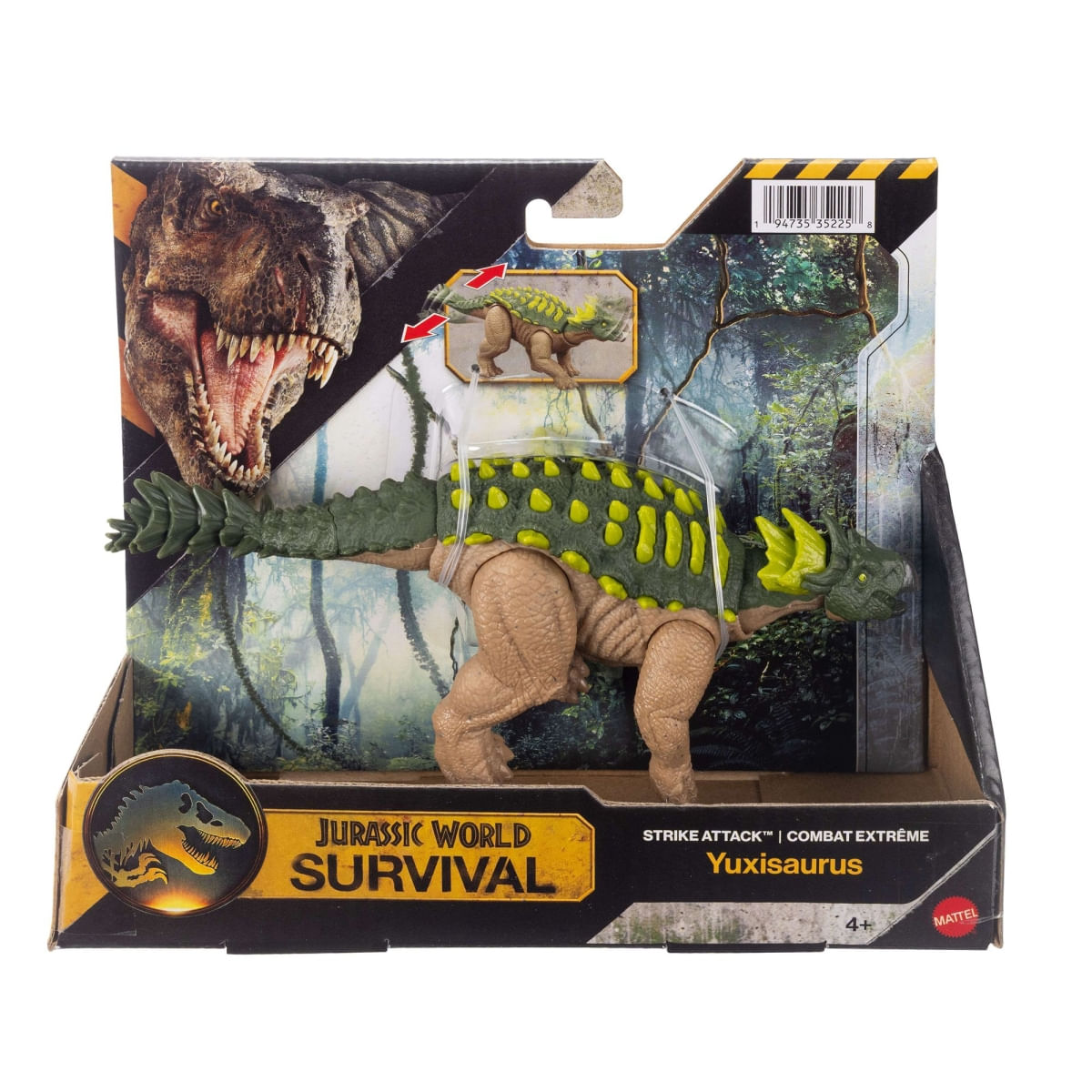 Dinossauro Yuxisaurus - Strike Attack - Jurassic World Survival - Mattel