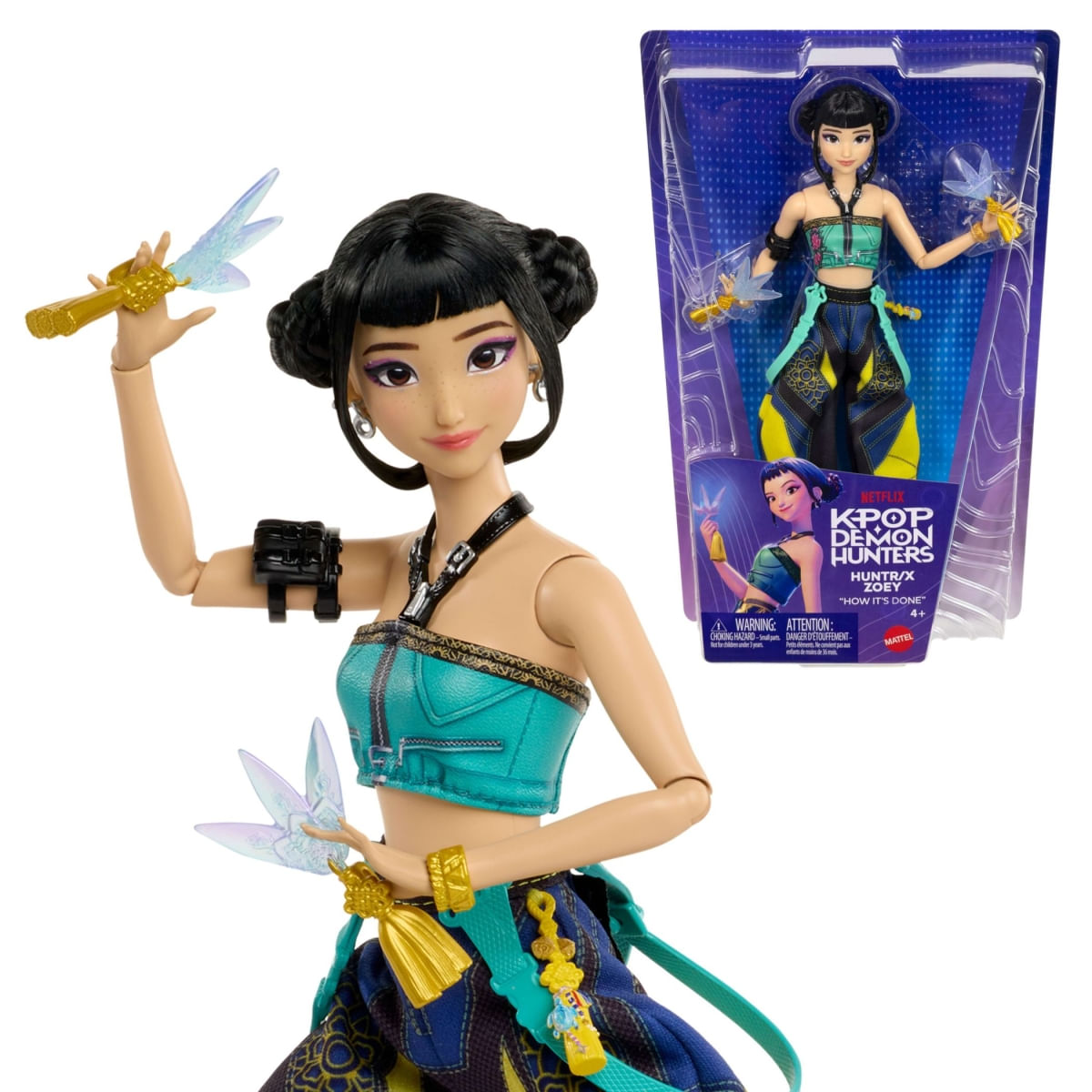 Boneca Zoey - Huntr/X - How It's Done - Guerreiras do Kpop - Mattel