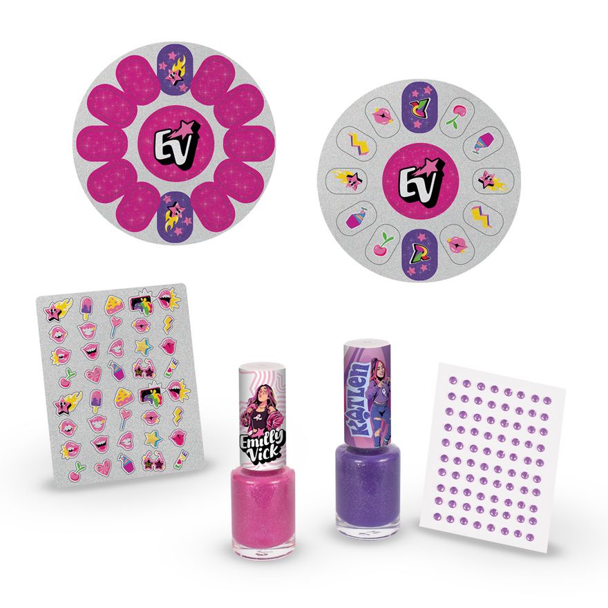 Kit-Studio-Nails---Emilly-Vick-E-Katlen---Dos-Rosa---Brink-Model-0