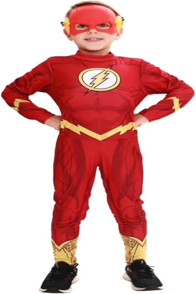 Fantasia Flash Com Máscara Clássica M Novabrink - 7350