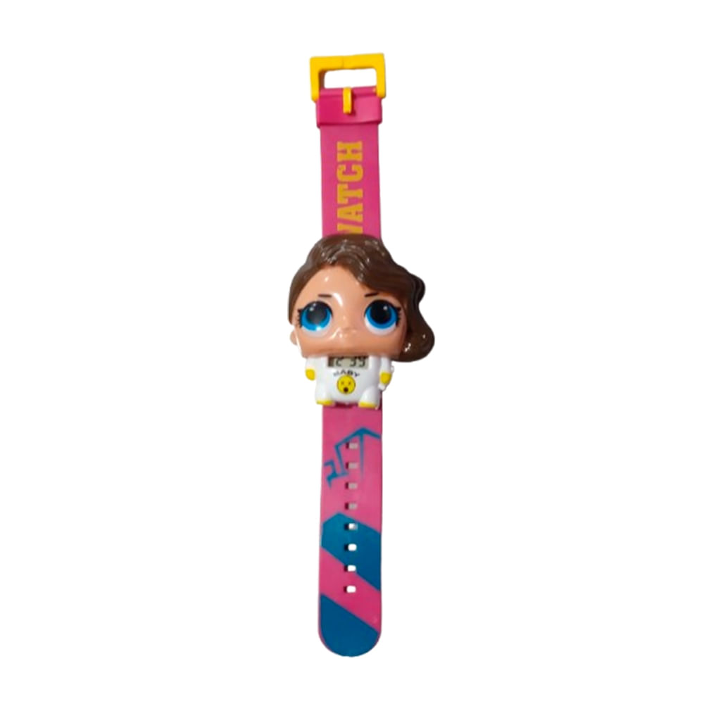 Relógio Infantil digital boneca surpresa pulseira 0899A-13