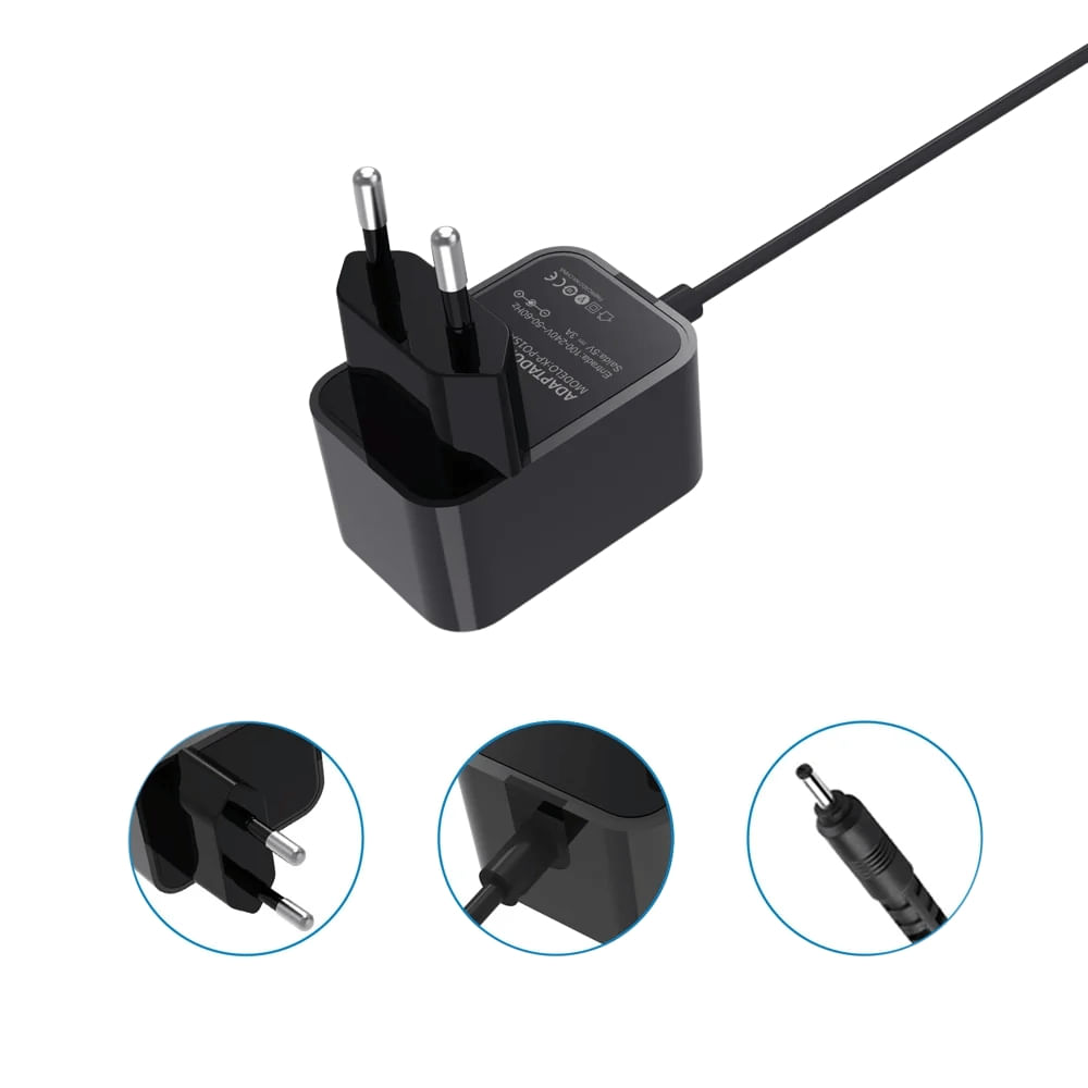 Fonte para Notebook Positivo 15W 5V 3A pino 3.0 x 1.1mm KP-PO15A