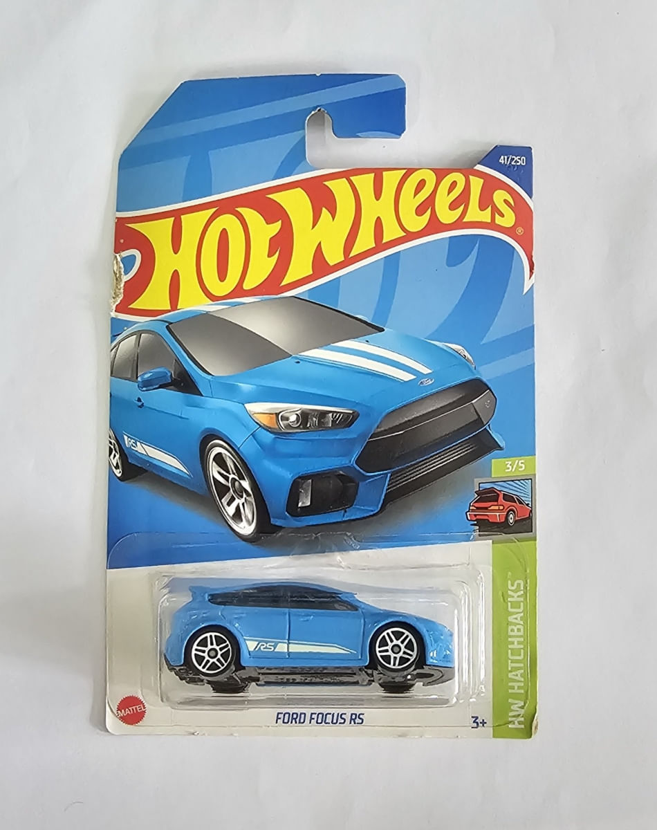 *Embalagem Danificada* Hot Wheels Hatchbacks - Ford Focus RS
