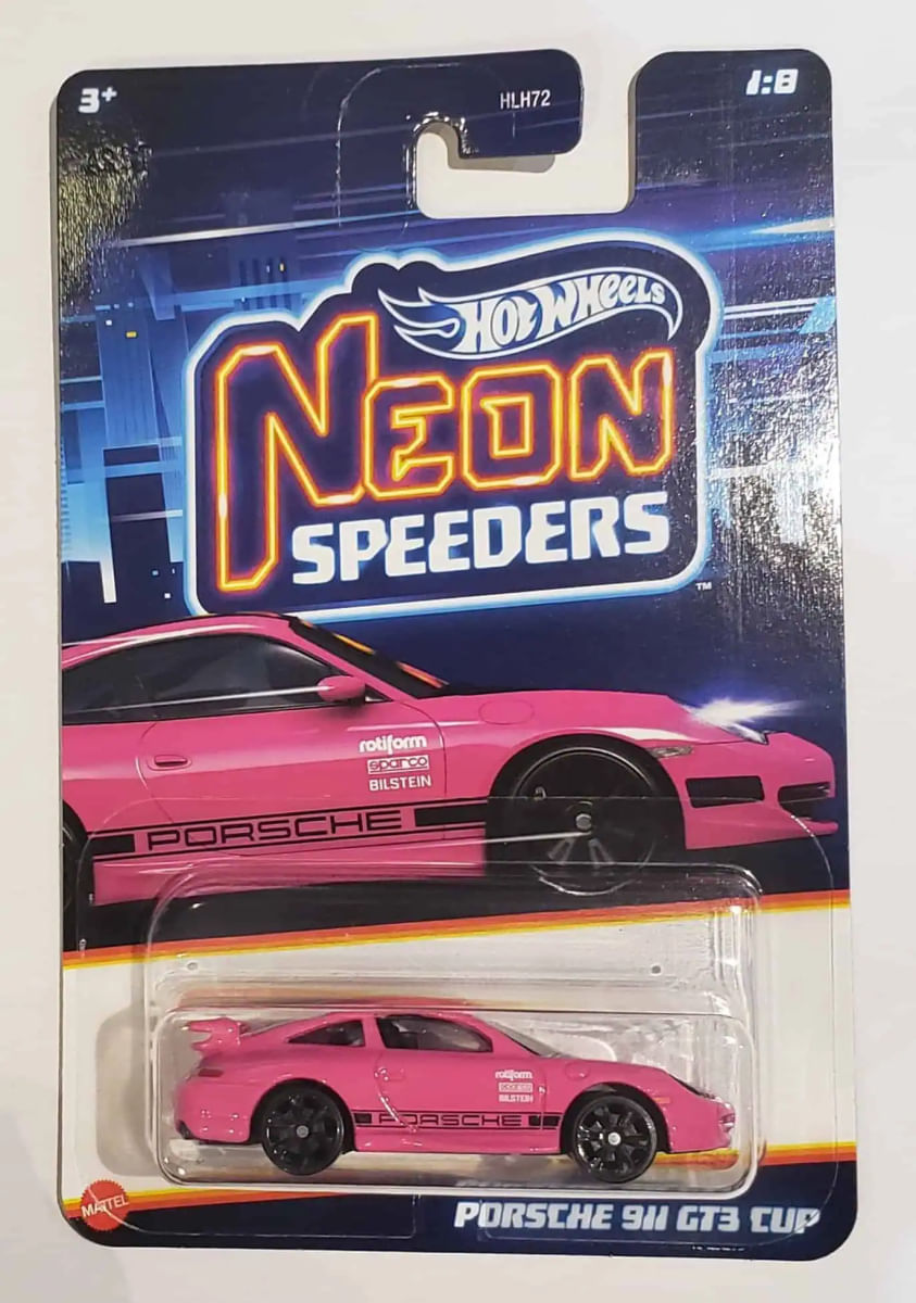 Hot Wheels Neon Speeders - Porsche 911 GT3 Cup