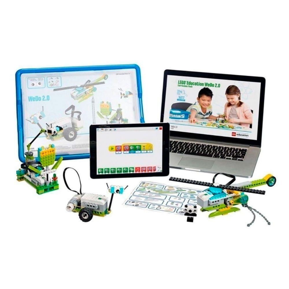 Kit Educacional de Robótica e Programação 45300 com Sensores e Motor Lego