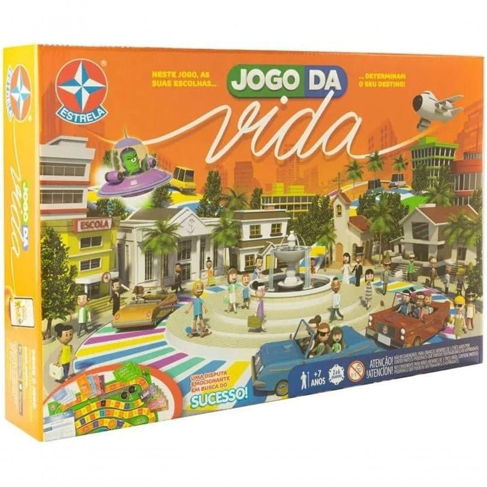 Jogo de Tabuleiro 1630 Jogo Clássico com Acessórios Incluídos Amarelo Estrela