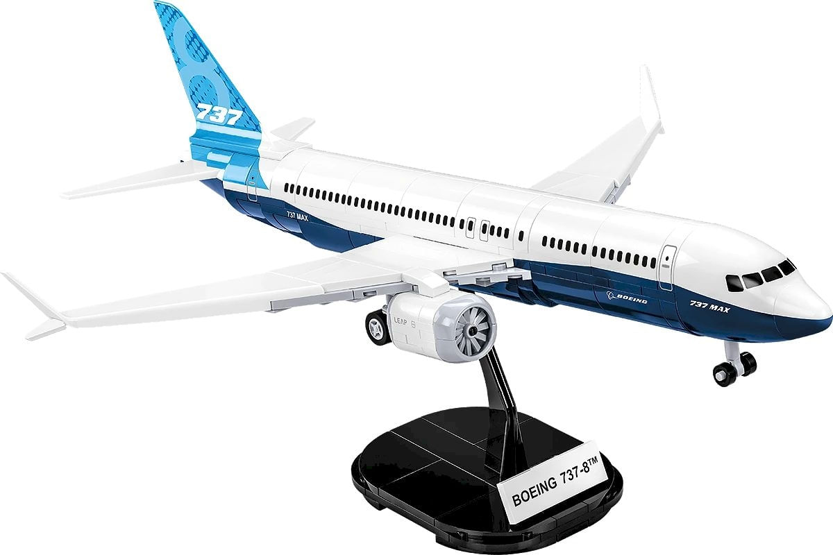 Avião Comercial Boeing 737-8 MAX - Blocos de Montar 340 peças - COBI