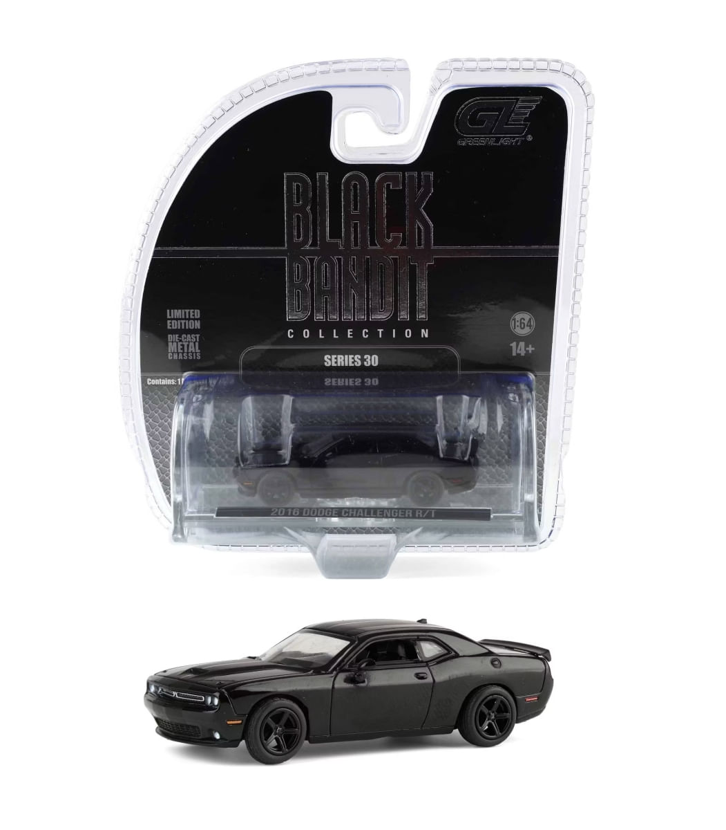 2016 Dodge Challenger R/T - Black Bandit Series - 1/64 - Greenlight