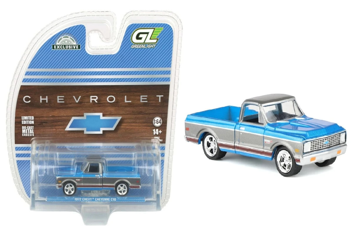 1972 Chevy Cheyenne C10 - Hobby Exclusive - 1/64 - Greenlight