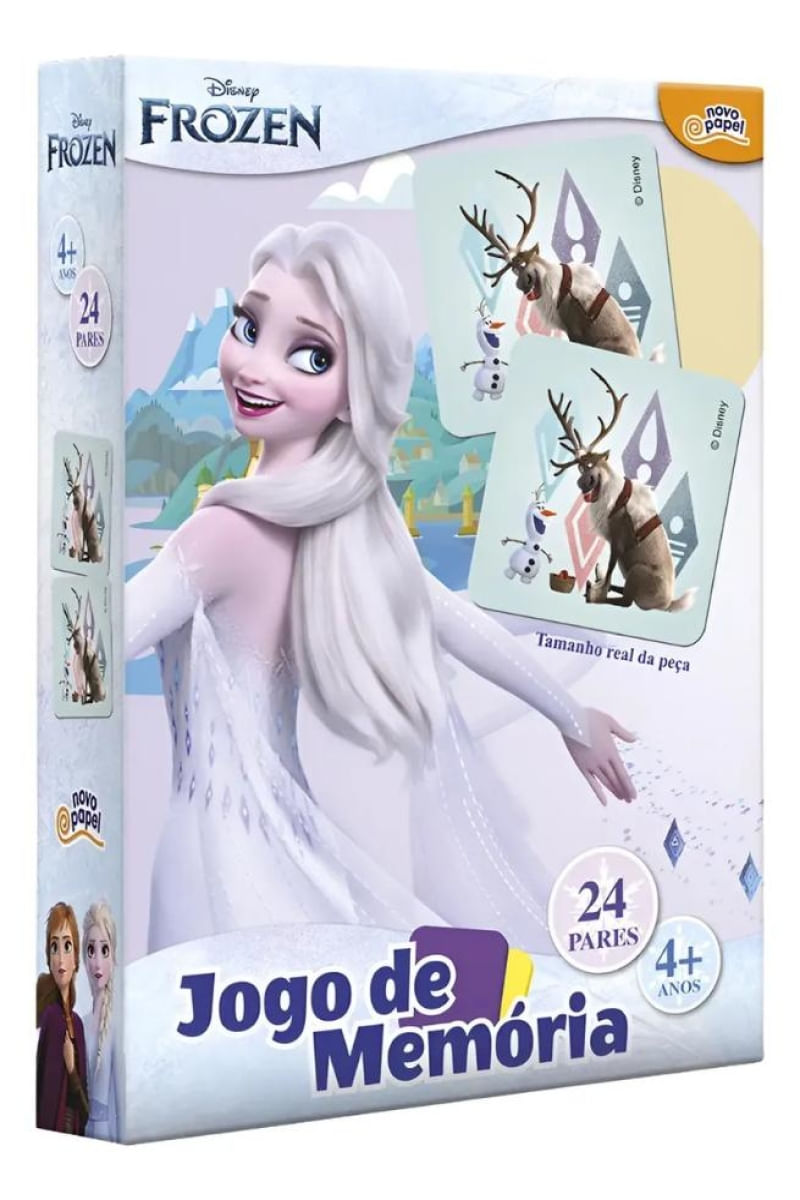Jogo Da Memória Frozen 24 Pares Toyster - 8030